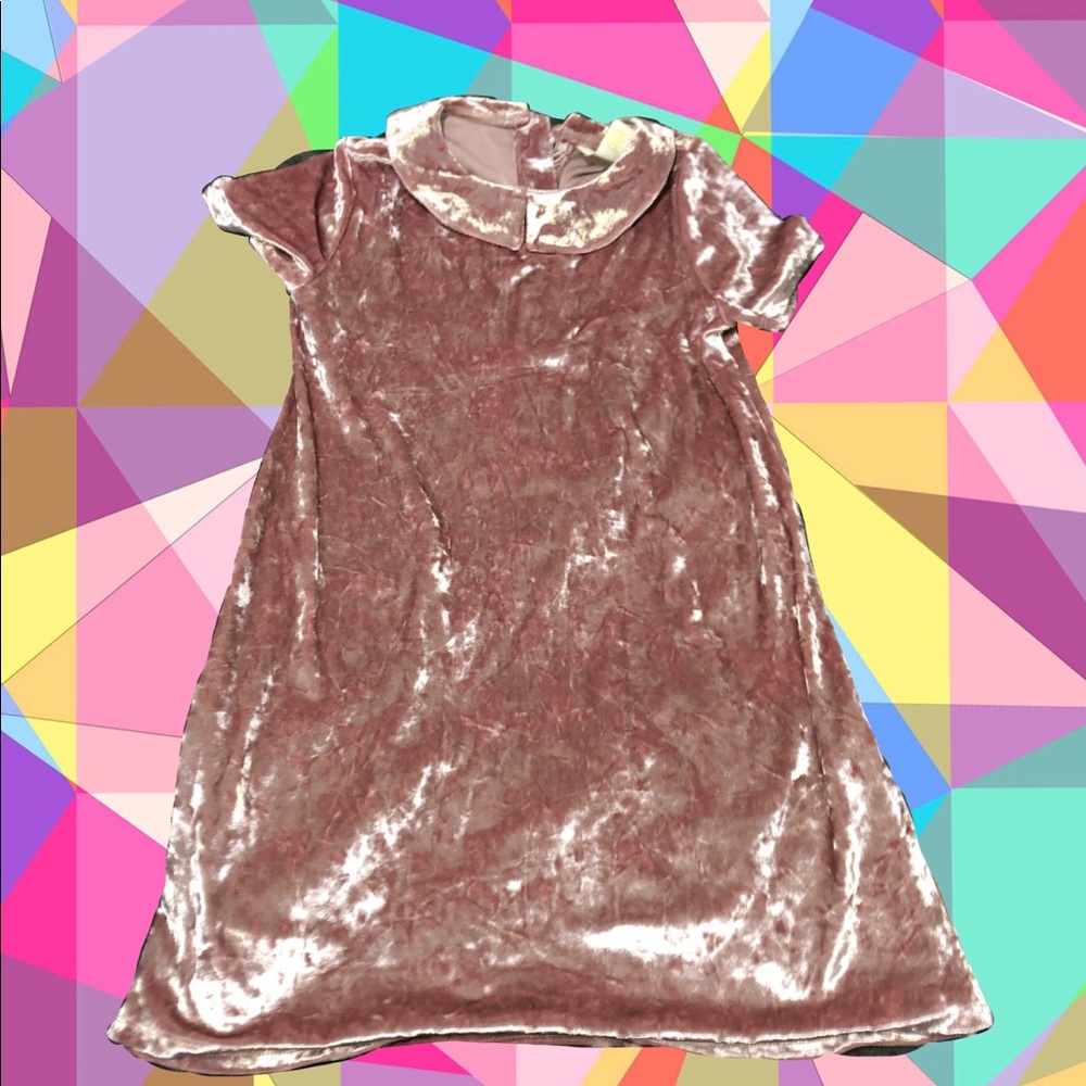 Velvet Shirt Dress